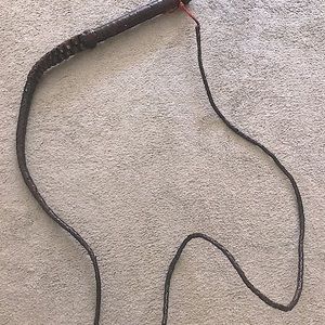 Just Whip it! Beautiful handwoven horse whip